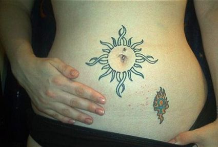 Tribal Sun Tat For Women